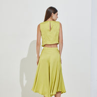 Midi Asymmetrical Pants