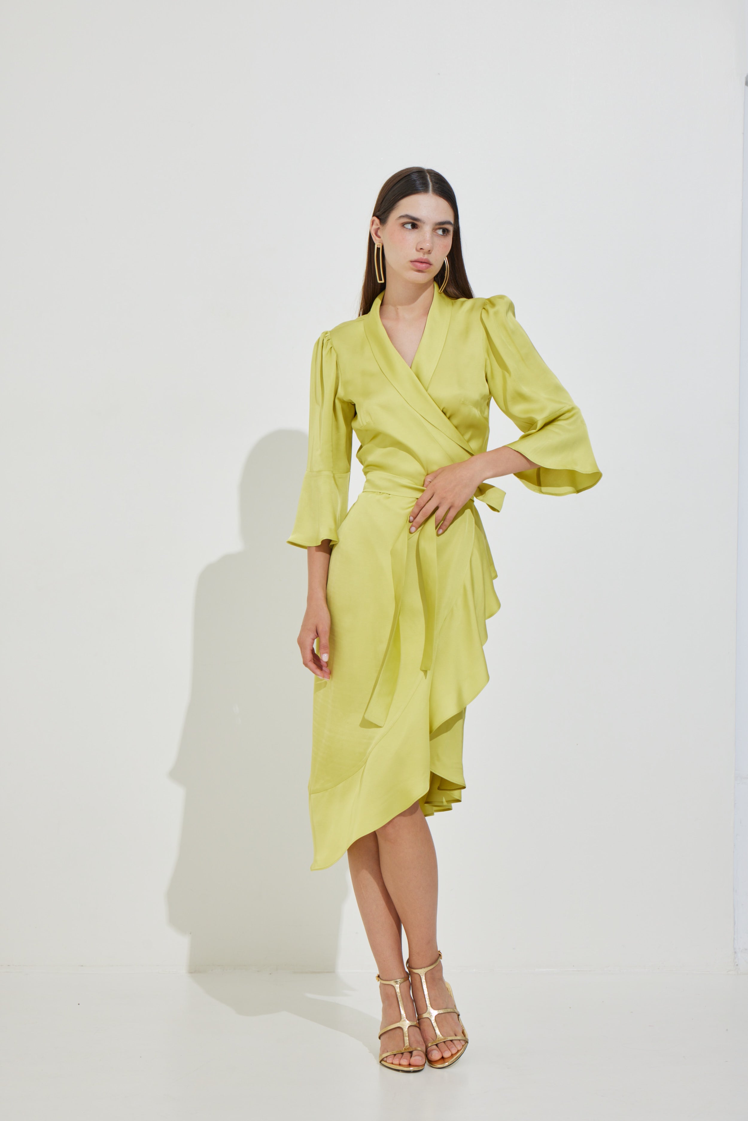 Asymmetrical Wrap Dress