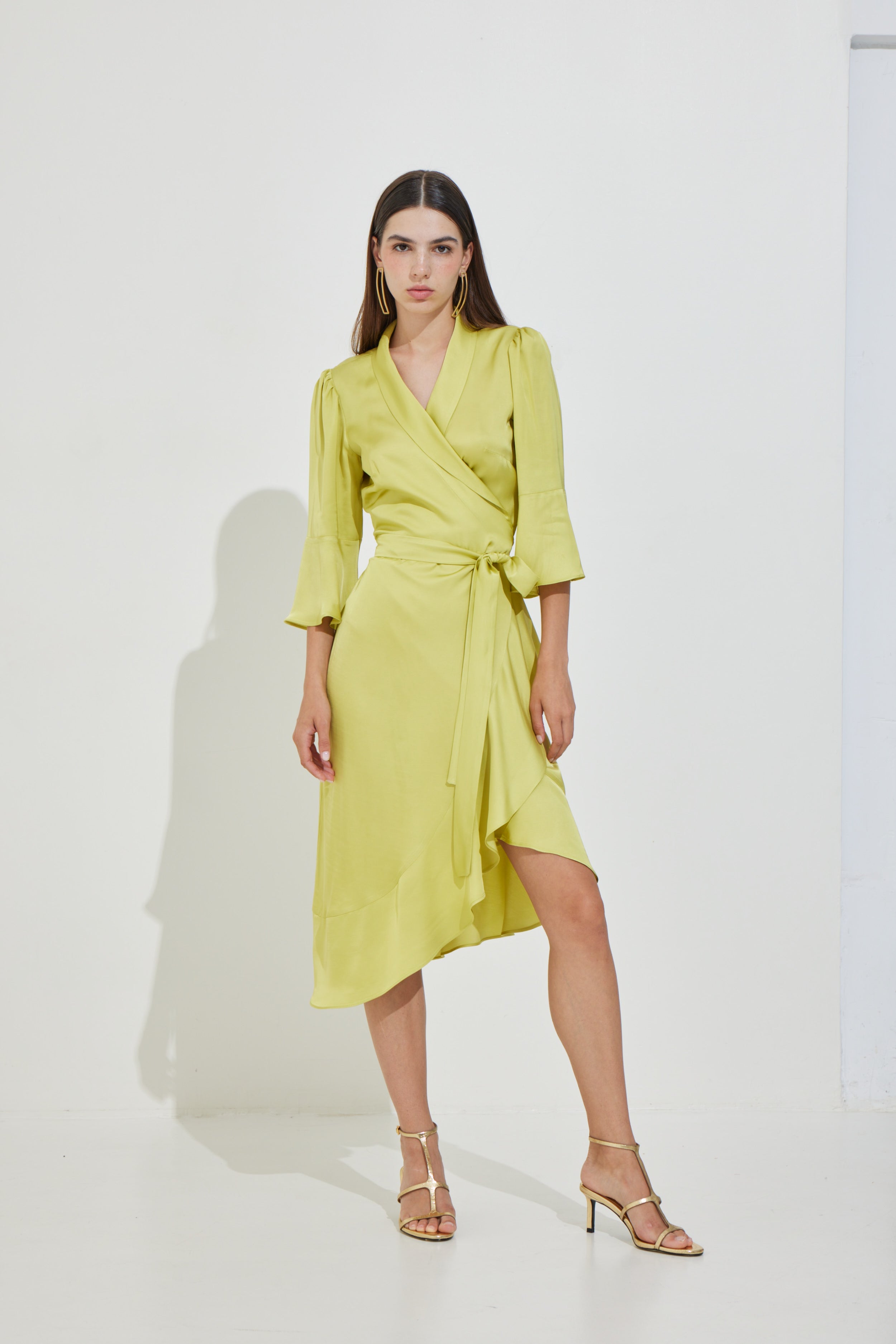 Asymmetrical Wrap Dress