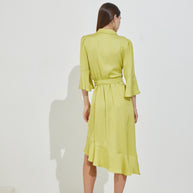 Asymmetrical Wrap Dress