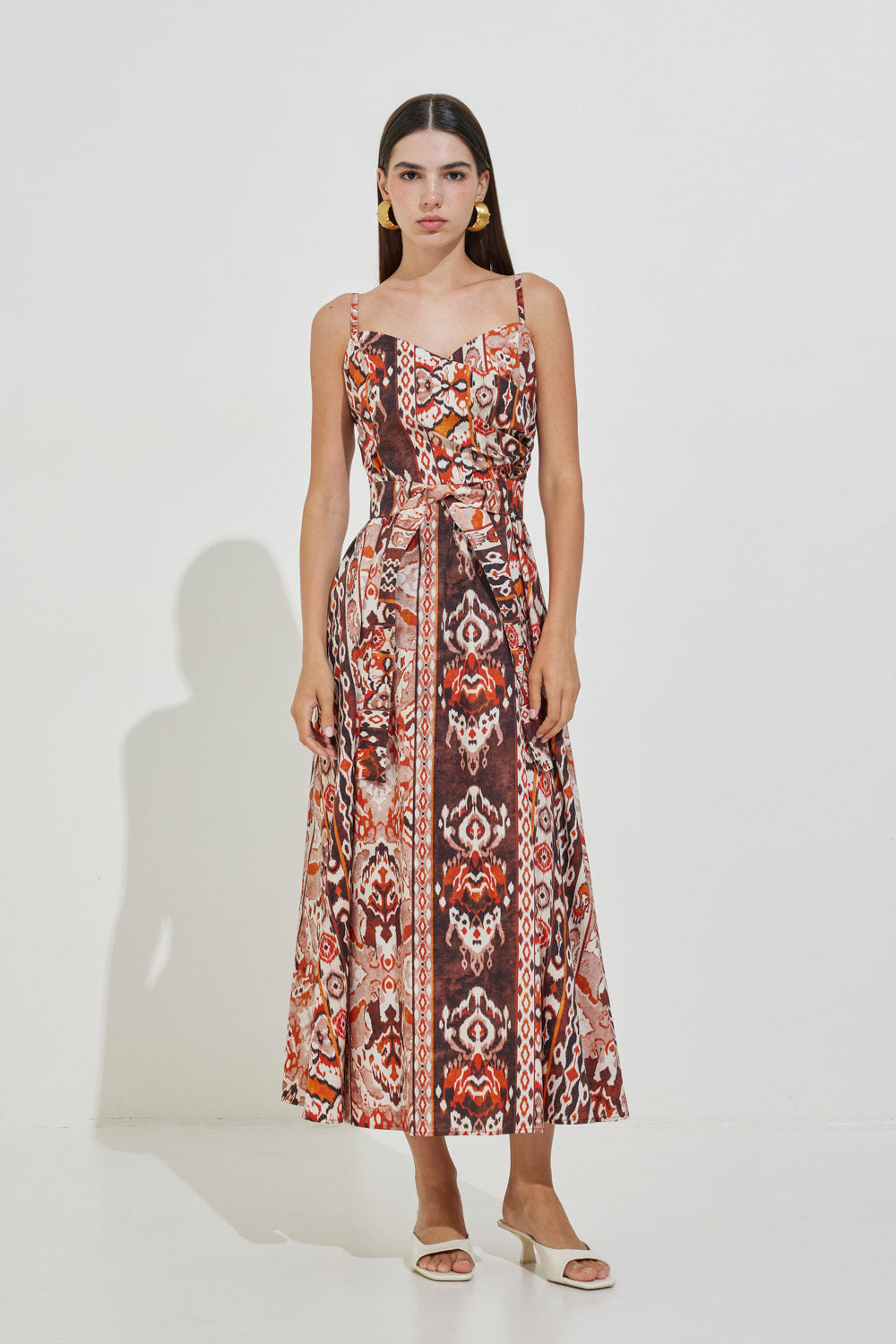 Sleeveless Printed Dress