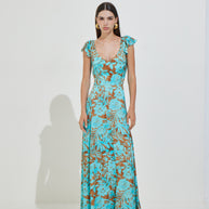 Long Dress with Tie Back