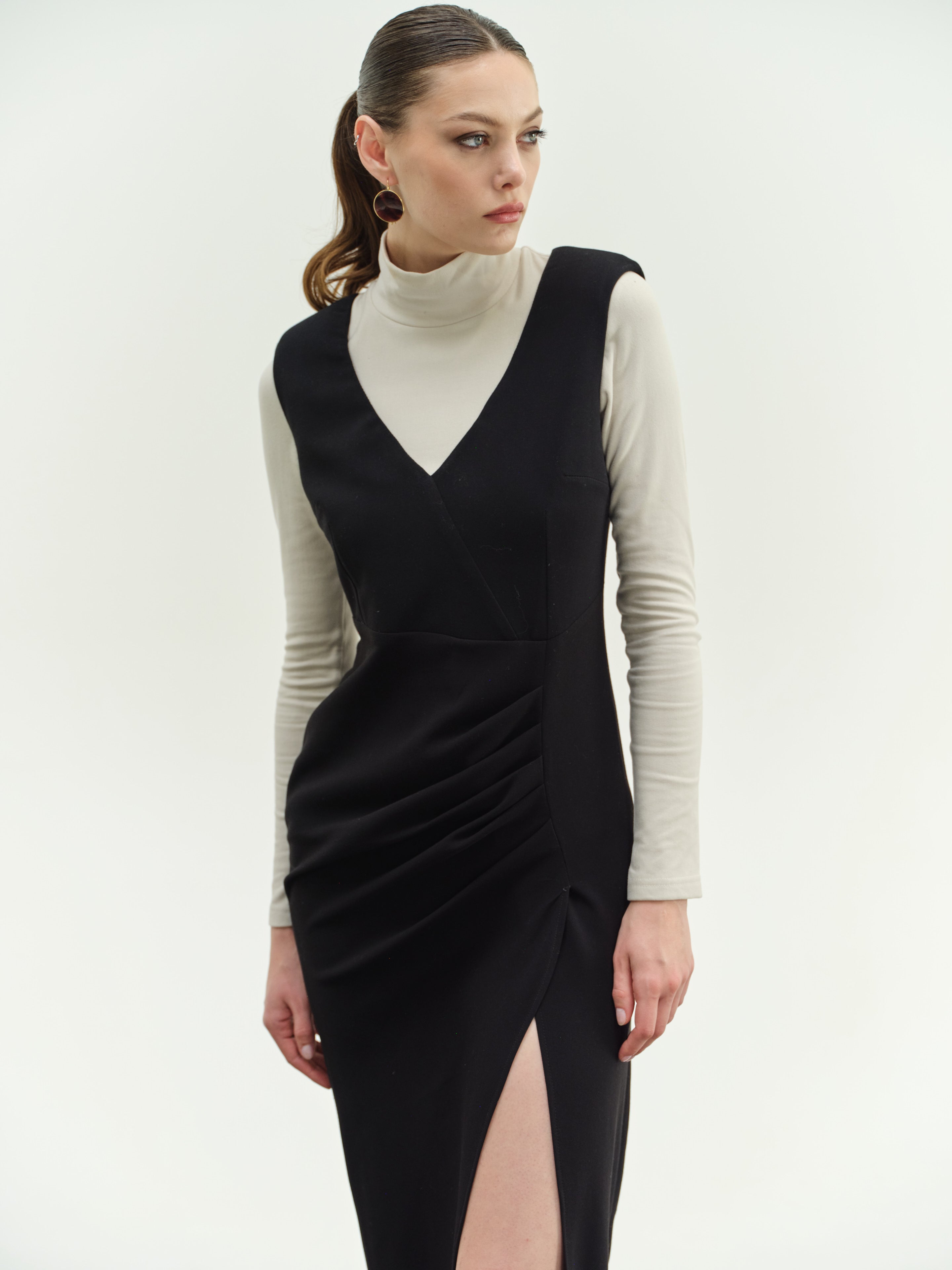 Φόρεμα μακρύ με άνοιγμα