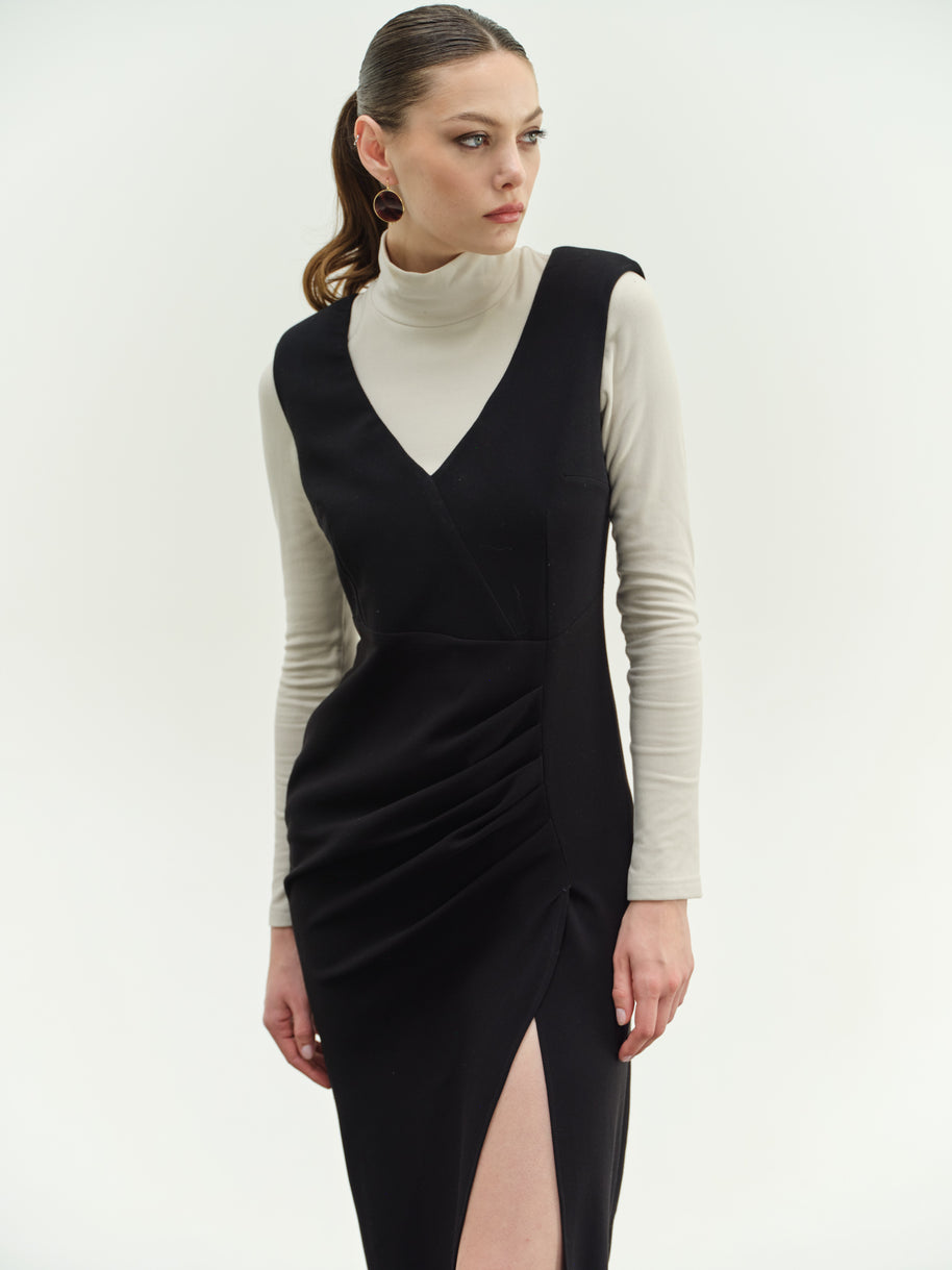 Φόρεμα μακρύ με άνοιγμα