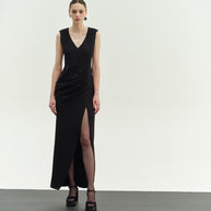 Φόρεμα μακρύ με άνοιγμα