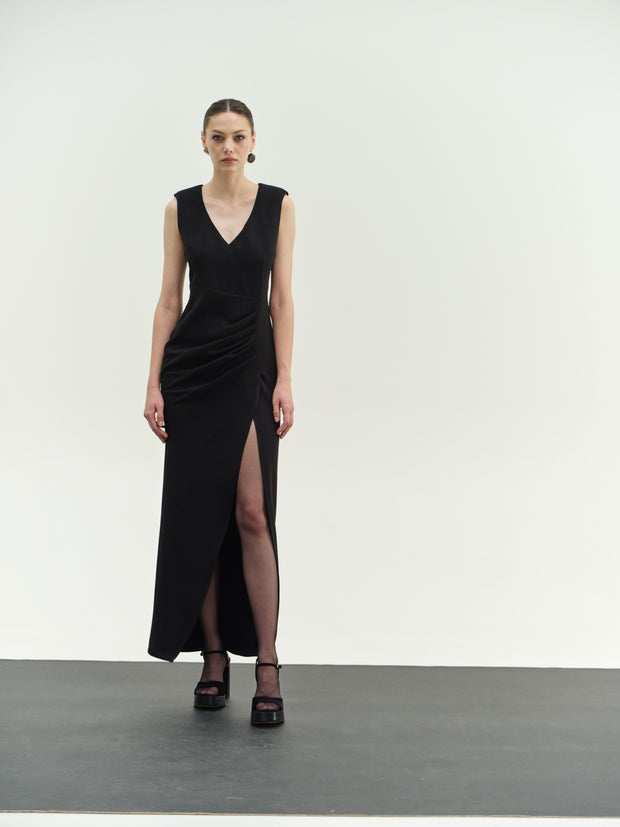 Φόρεμα μακρύ με άνοιγμα