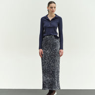 Φούστα παγιέτα midi