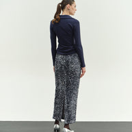 Φούστα παγιέτα midi