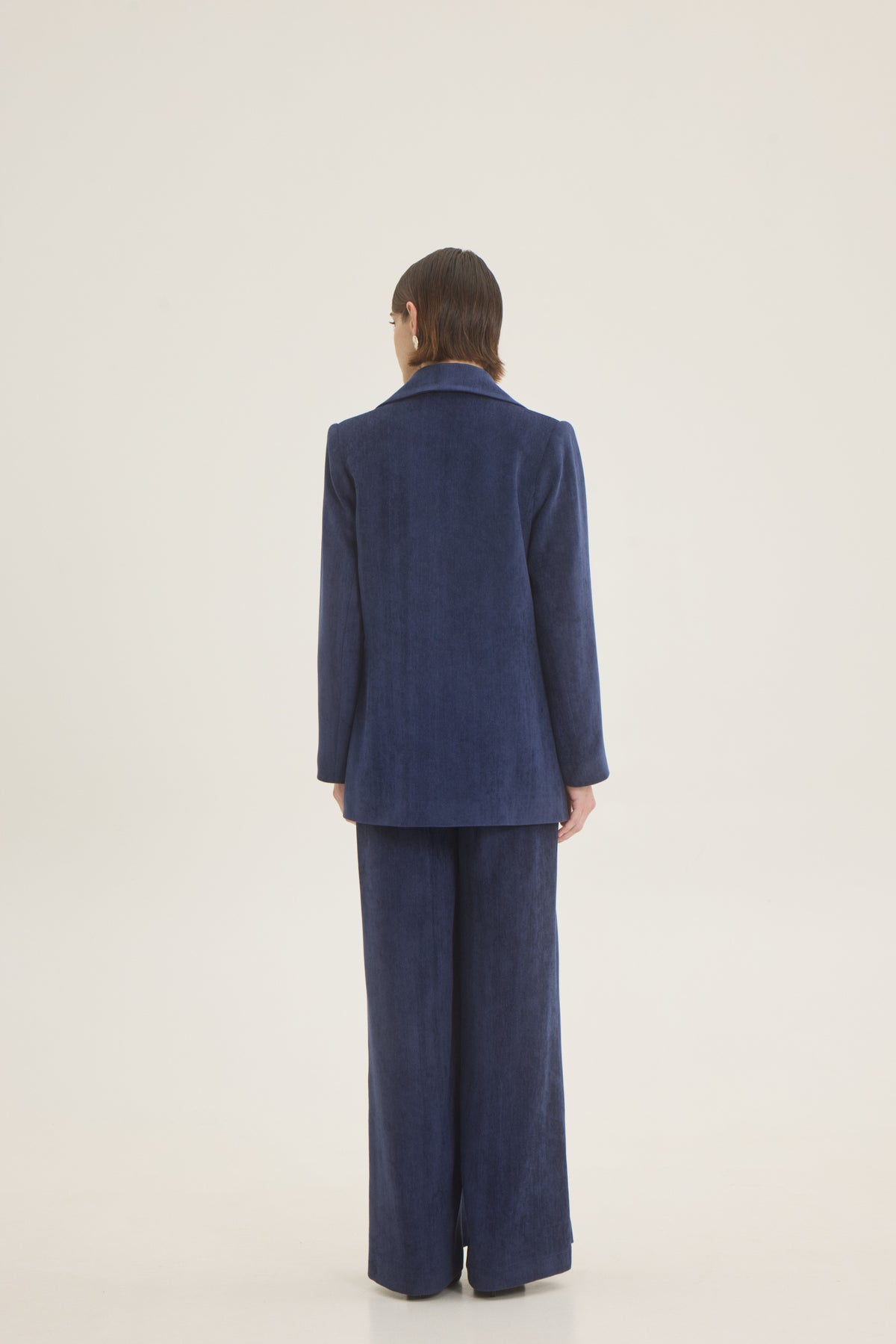 Double-breasted oversized blazer