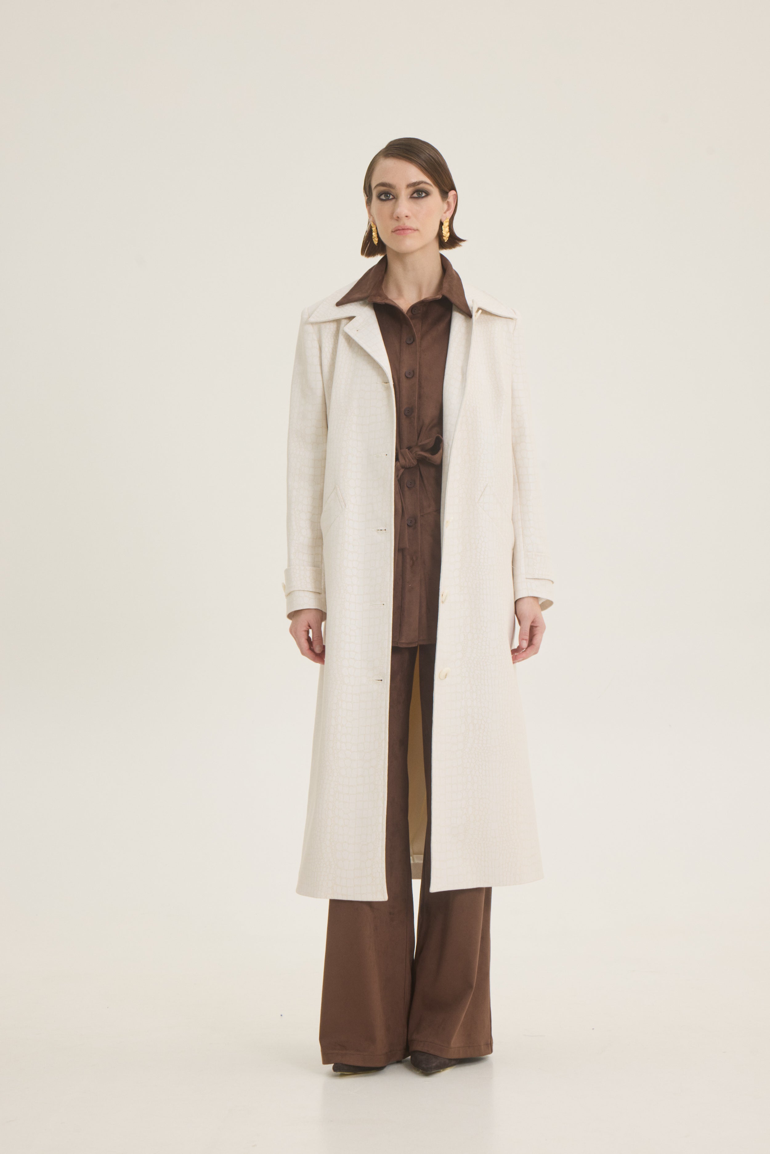 Croco coat