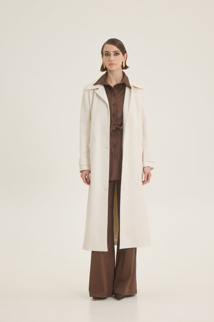 Croco coat