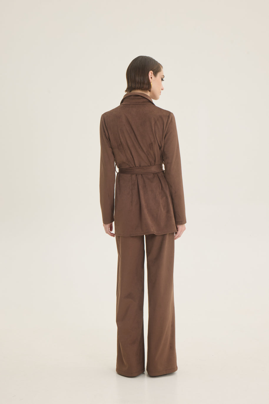 Suede pants