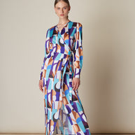 A-Line Satin Dress