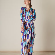 A-Line Satin Dress