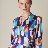 A-Line Satin Dress