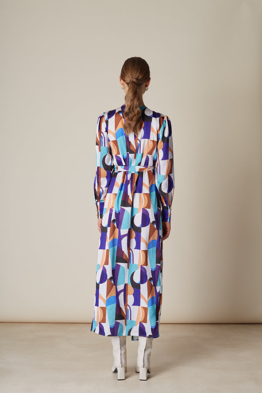 A-Line Satin Dress