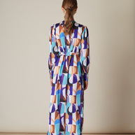 A-Line Satin Dress