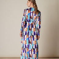 A-Line Satin Dress