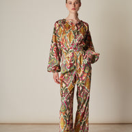 Σατέν Εμπριμέ Παντελόνι