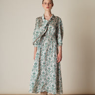 Satin Scarf Dress