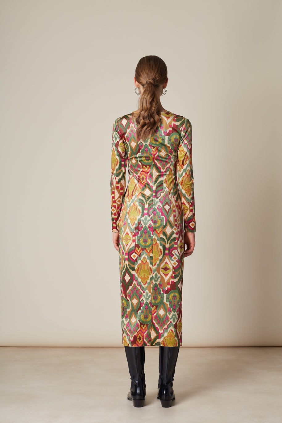 Βελουδίνο Φόρεμα με Άνοιγμα