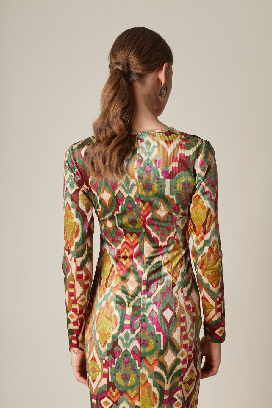 Βελουδίνο Φόρεμα με Άνοιγμα