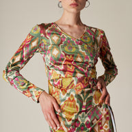 Βελουδίνο Φόρεμα με Άνοιγμα