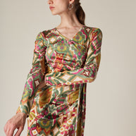 Βελουδίνο Φόρεμα με Άνοιγμα