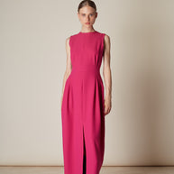 Crepe Sleeveless Dress