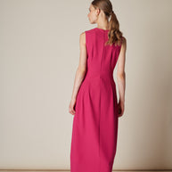 Crepe Sleeveless Dress