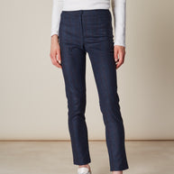 Elastic Straight Line Pants