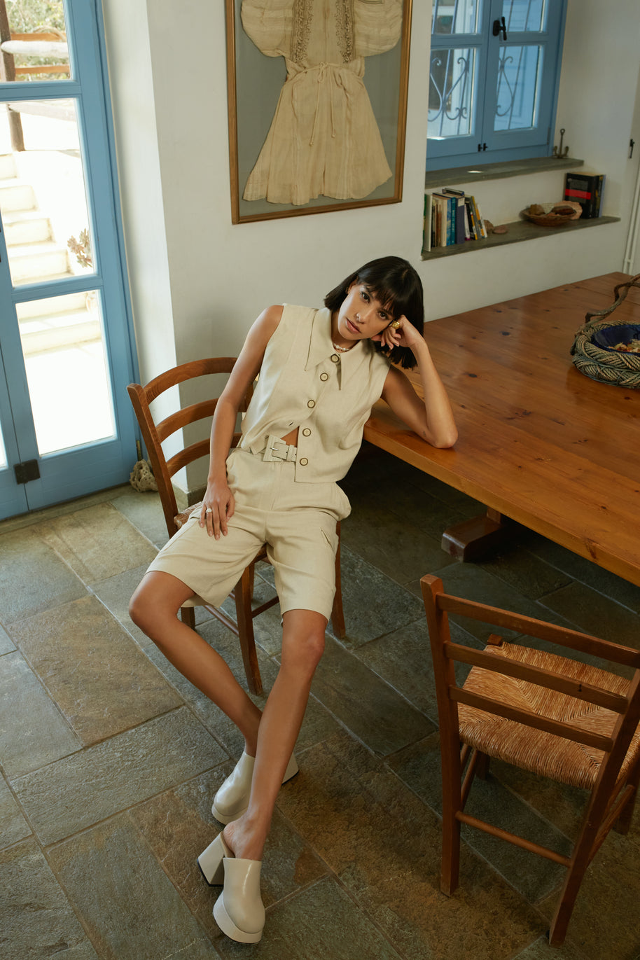 Bermuda Shorts with Pockets