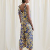 Blue Yellow Jumpsuit