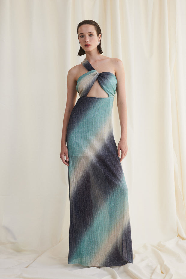 Long Pleated Dress