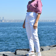 Patterned Crop Top