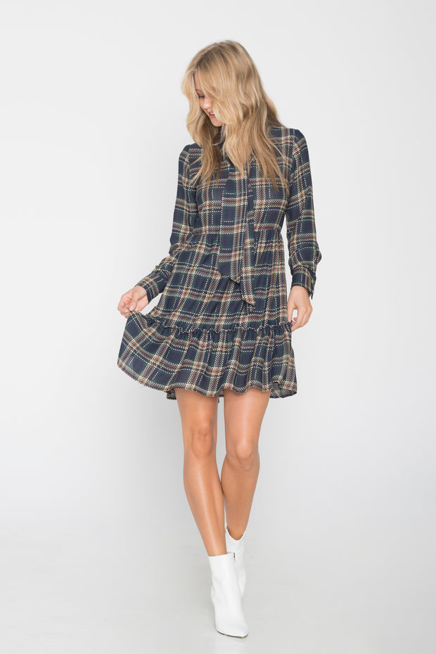 Midi Φόρεμα με Σχέδια