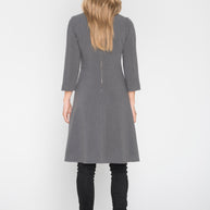 Midi Φόρεμα με Φερμουάρ