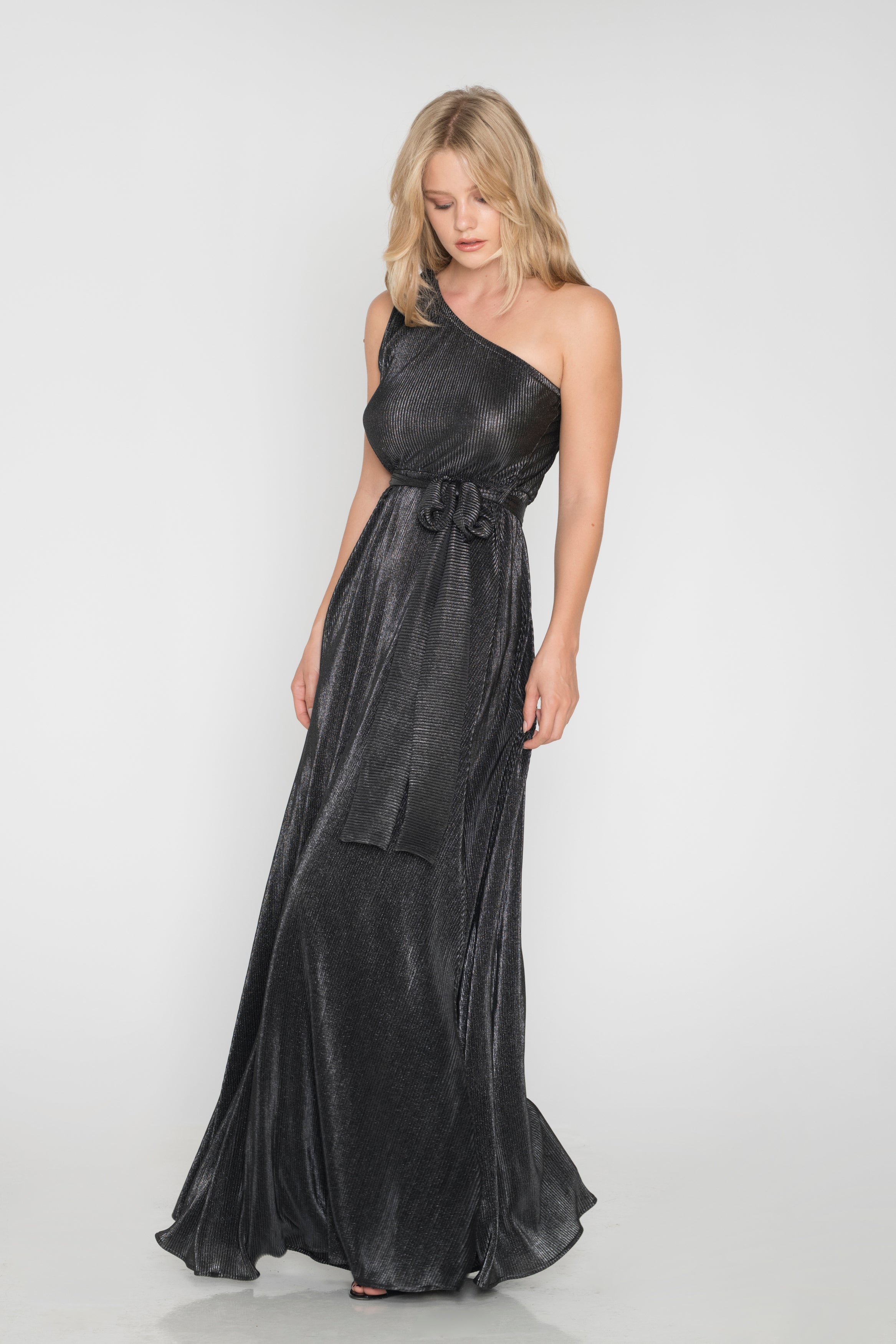 Long One-Shoulder Dress