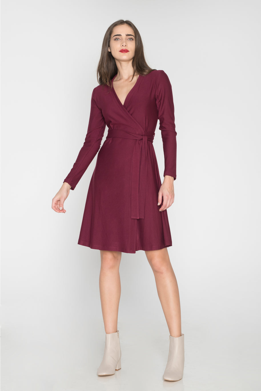 Dress with Belt at the Waist