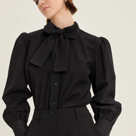 Shirt with bow