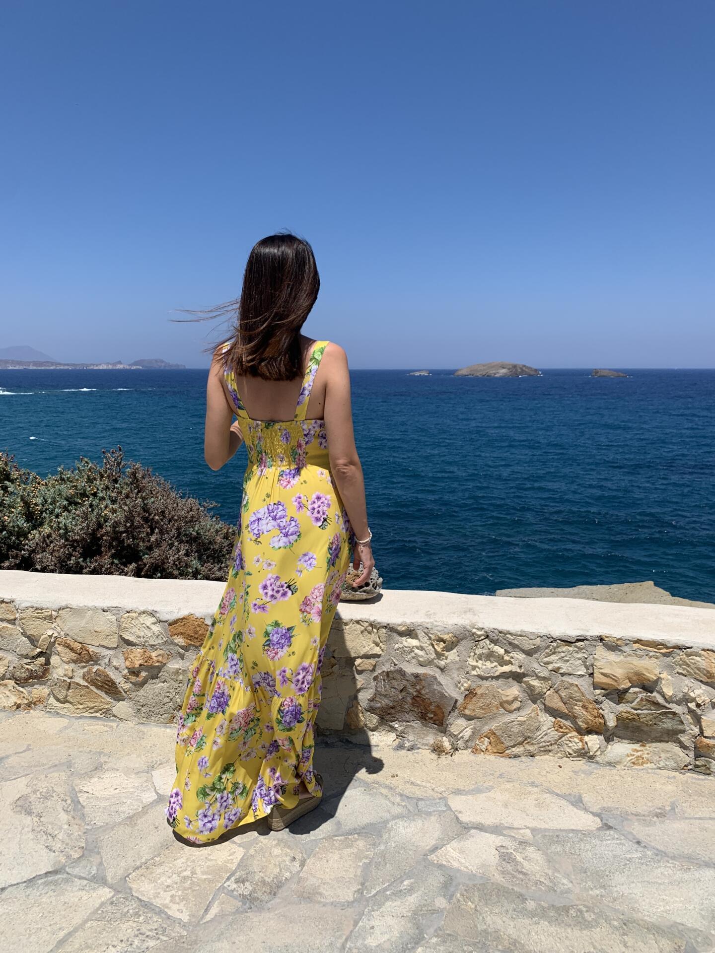 Sleeveless Floral Dress