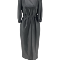 Μακρύ Φόρεμα Από Οικολογικό Δέρμα