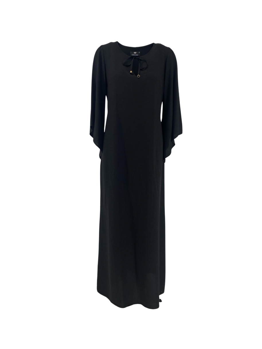 Long Dress with Wide Sleeves