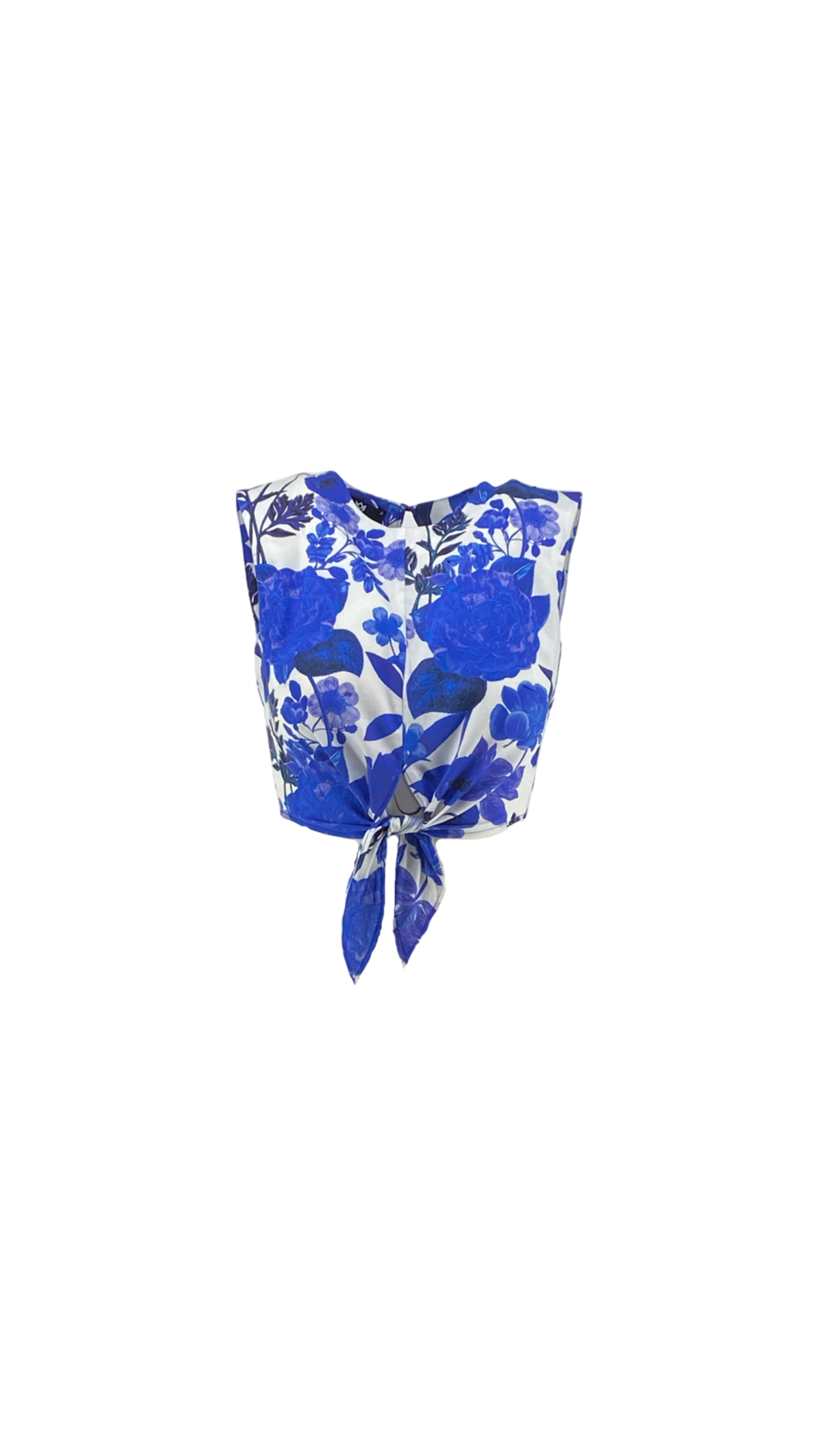 Short Blouse with Tie