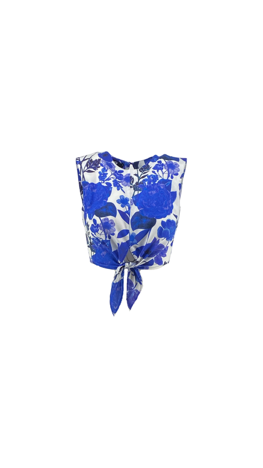 Short Blouse with Tie