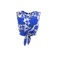 Short Blouse with Tie