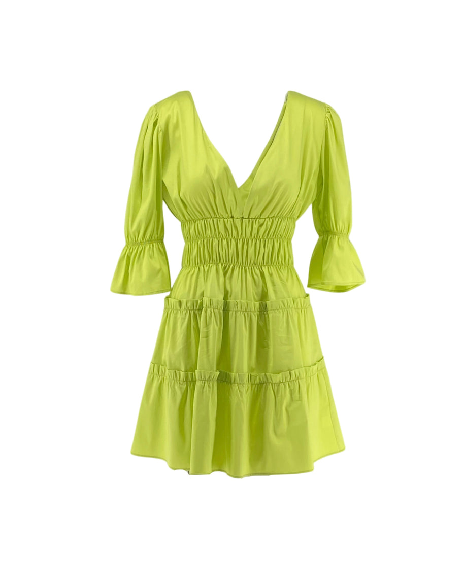 Short Dress with Ruffles