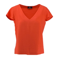 Blouse with Ruffled Sleeves