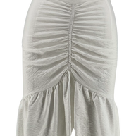 Asymmetrical Skirt with Ruffles