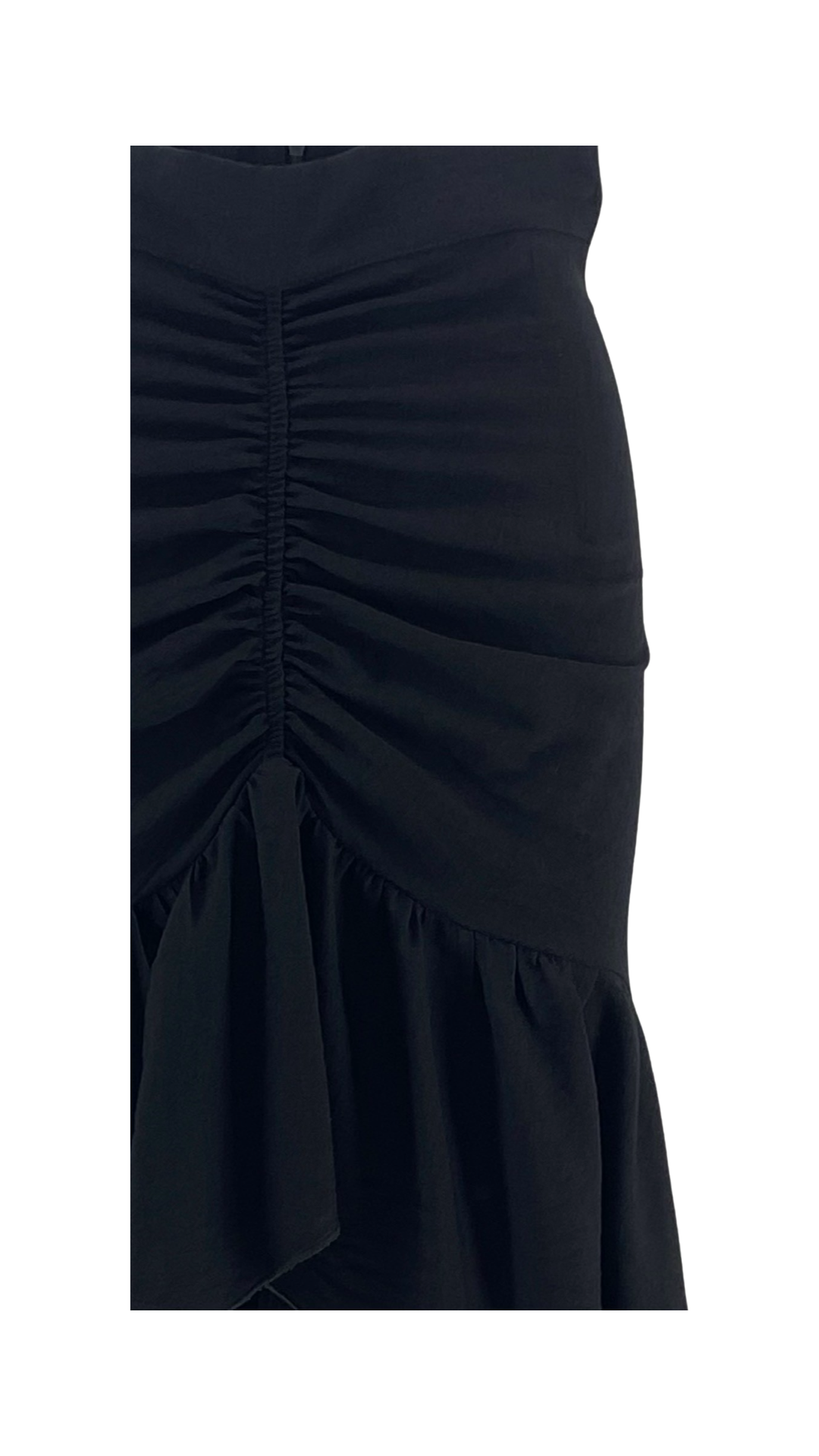 Asymmetrical Skirt with Ruffles